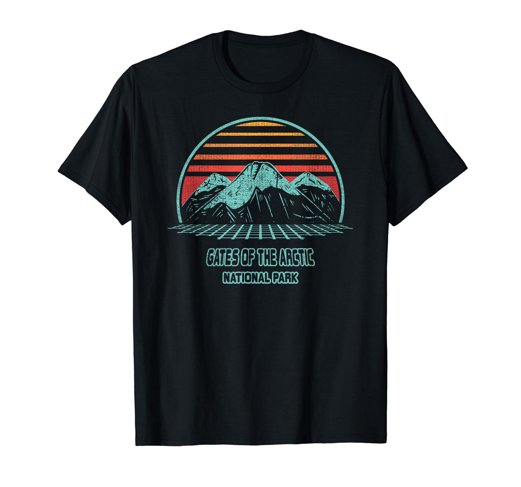 Gates Arctic National Park Hiking 80S T-Shirt - Graphic Print Unisex - T-Shirt, Sweatshirt, Hoodie