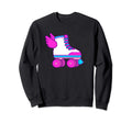 Gamer 8 Bit Roller Skates Video Sweatshirt - Minimalist Print for Adults - T-Shirt, Sweatshirt, Hoodie