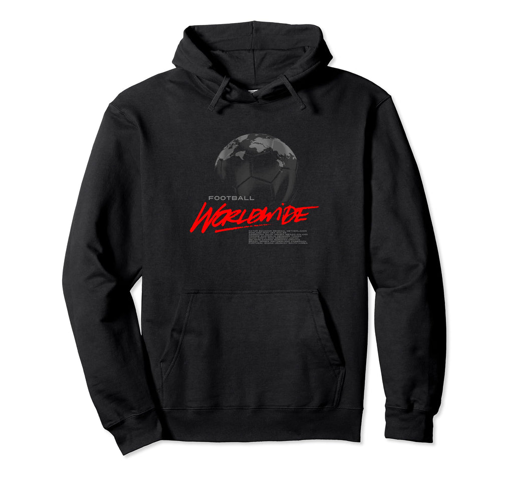 Football Soccer Worldwide 2022 Hoodie - Minimalist Print for Adults - T-Shirt, Sweatshirt, Hoodie