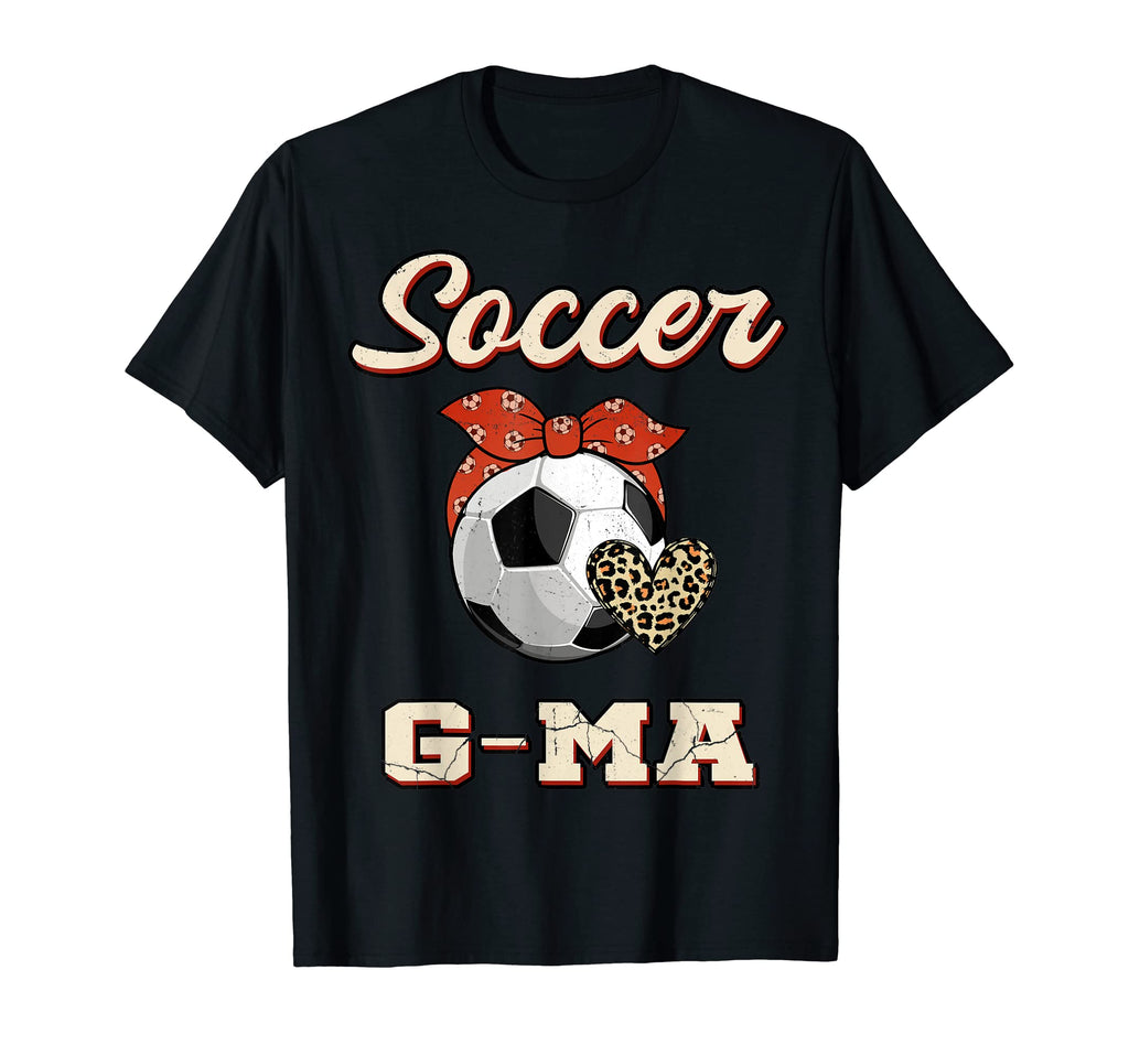 Soccer G Ma Bandana Leopard Heart Fans T-Shirt - Trendy Graphic Unisex - T-Shirt, Sweatshirt, Hoodie