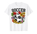 Soccer Mamie Flower Mothers Day T-Shirt - Novelty Apparel for Adults - T-Shirt, Sweatshirt, Hoodie