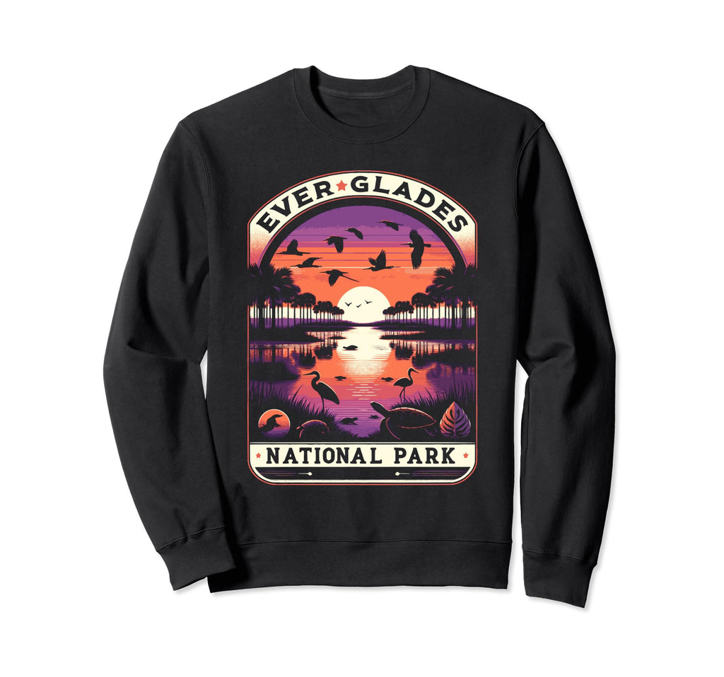 Everglades National Park Sunset Sweatshirt - Casual Everyday Wear Unisex - T-Shirt, Sweatshirt, Hoodie