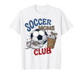 Funny Soccer Mom Club Leopard T-Shirt - Casual Everyday Wear for Adults - T-Shirt, Sweatshirt, Hoodie