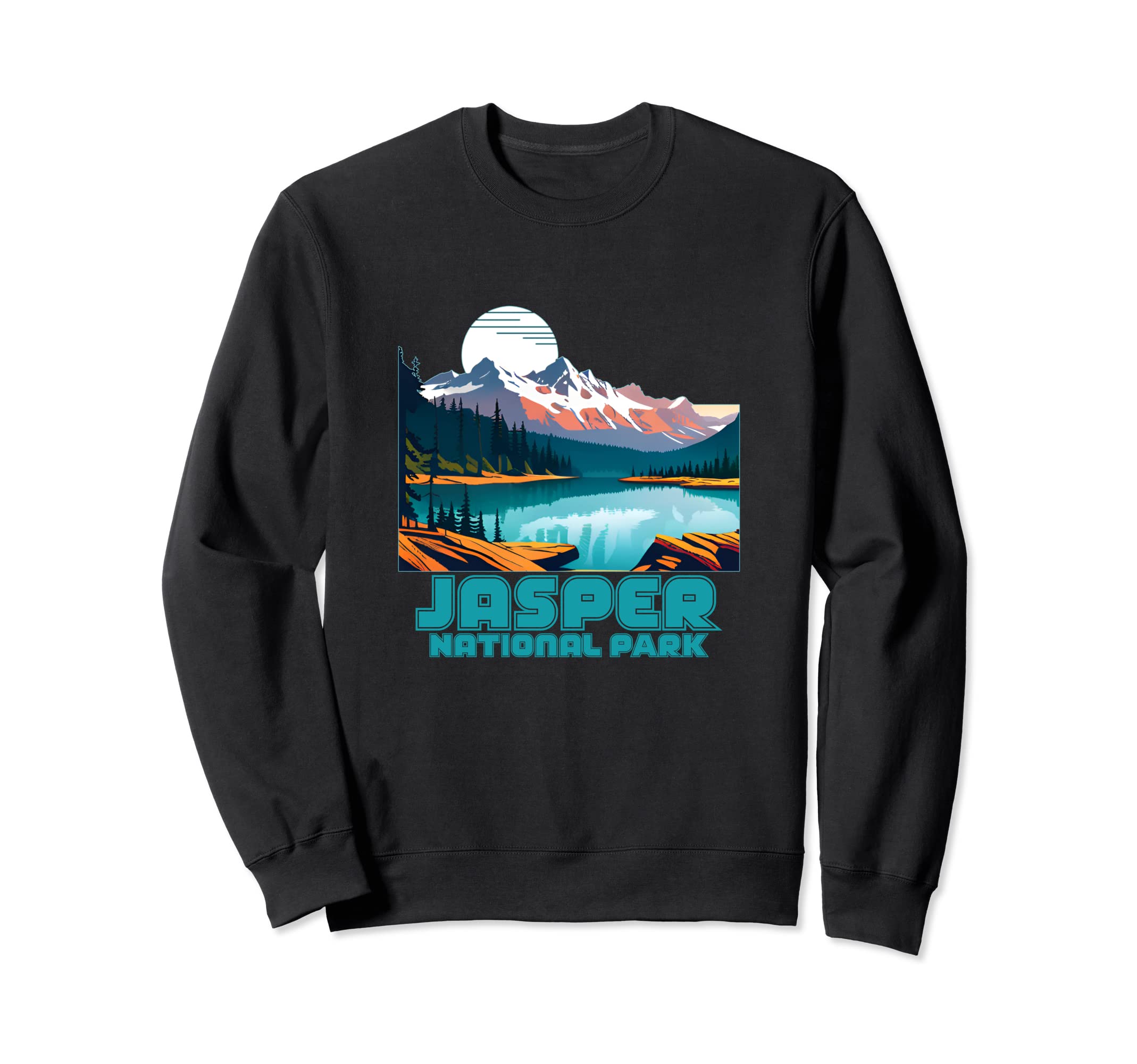 Jasper National Park Souvenir Sweatshirt - Unique Graphic for Adults - T-Shirt, Sweatshirt, Hoodie