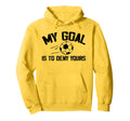 Soccer Goalie Art Gag Soccer Player Hoodie - Minimalist Print Men Women - T-Shirt, Sweatshirt, Hoodie