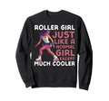Roller Skating Skate 1970S Roller Sweatshirt - Graphic Print for Adults - T-Shirt, Sweatshirt, Hoodie