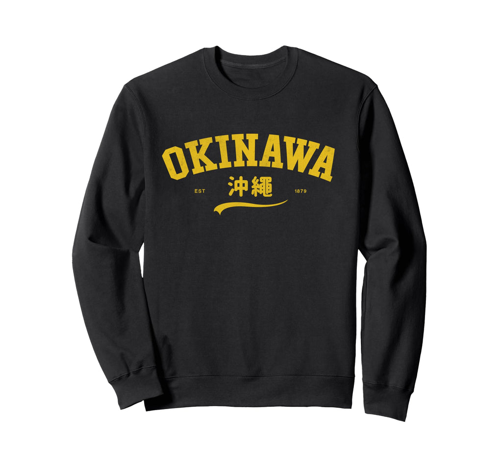 Okinawa Japan 70S 80S Kanji City Sweatshirt - Trendy Graphic Unisex - T-Shirt, Sweatshirt, Hoodie
