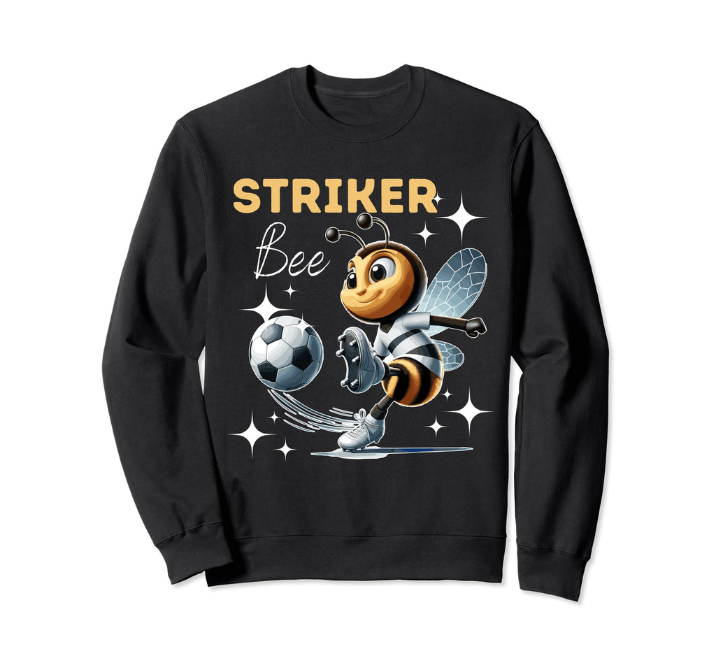 Striker Bee Soccer Enthusiast Sweatshirt - Streetwear Style for Adults - T-Shirt, Sweatshirt, Hoodie