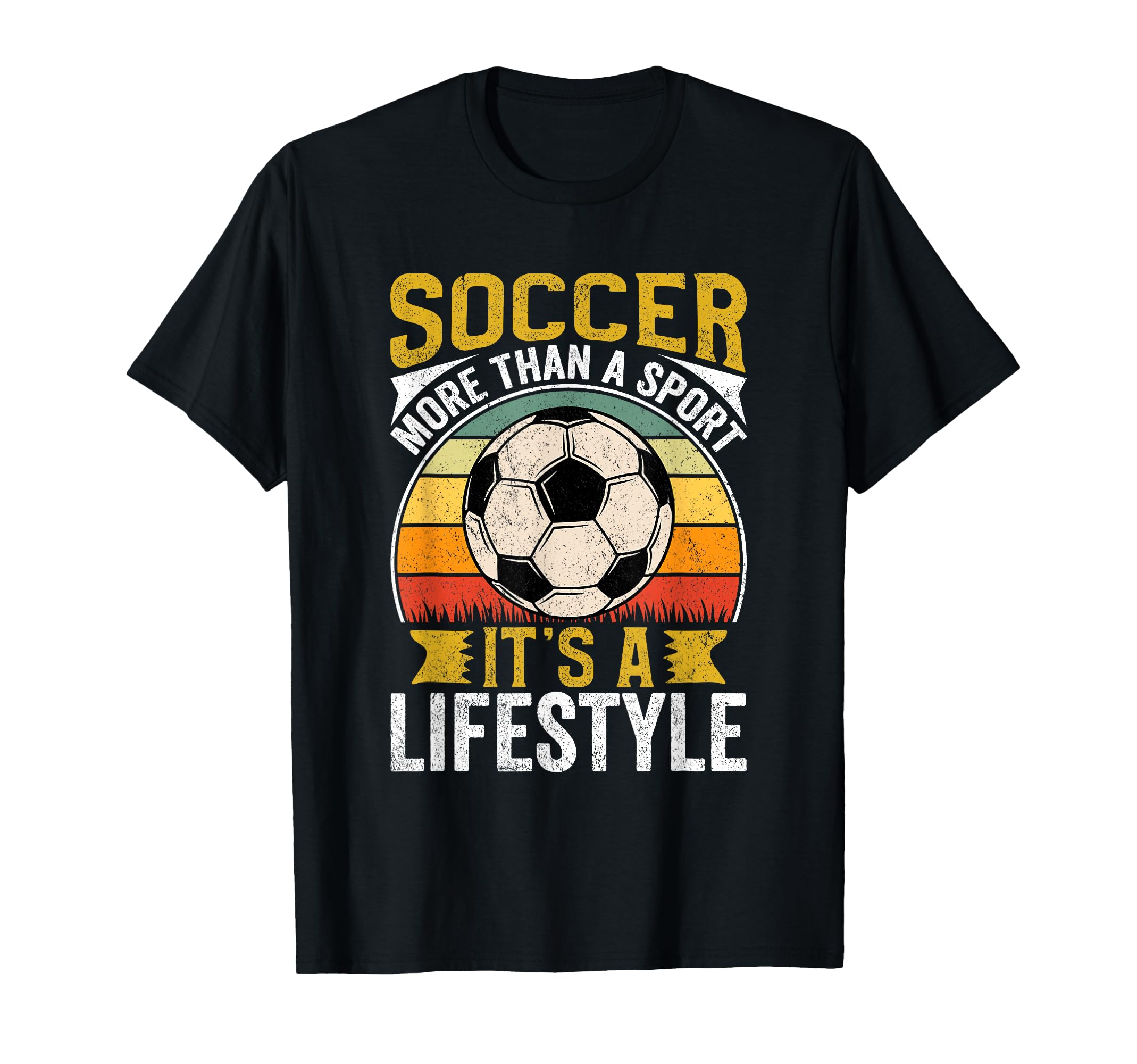 Soccer Its Lifestyle Sports Fan T-Shirt - Minimalist Print Men Women - T-Shirt, Sweatshirt, Hoodie