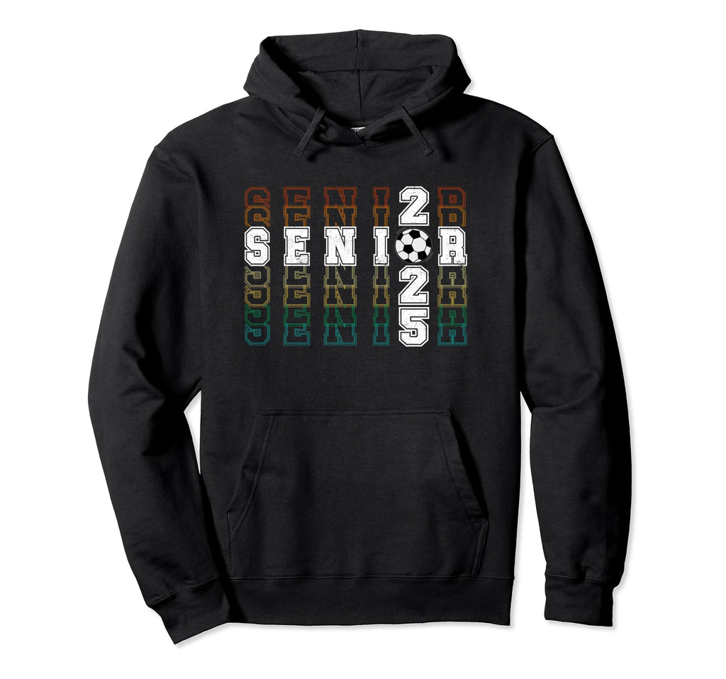 Grad Class 2025 Senior Soccer Hoodie - Casual Everyday Wear for Adults - T-Shirt, Sweatshirt, Hoodie
