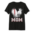 Ball Mom Baseball Soccer Heart Mom T-Shirt - Streetwear Style for Adults - T-Shirt, Sweatshirt, Hoodie