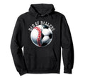 Dad Ballers Baseball Soccer Player Coach Hoodie - Minimalist Print Unisex - T-Shirt, Sweatshirt, Hoodie