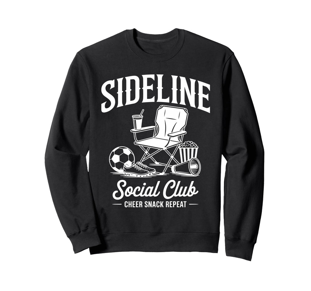 Sideline Social Club Game Day Mothers Sweatshirt - Trendy Graphic Unisex - T-Shirt, Sweatshirt, Hoodie