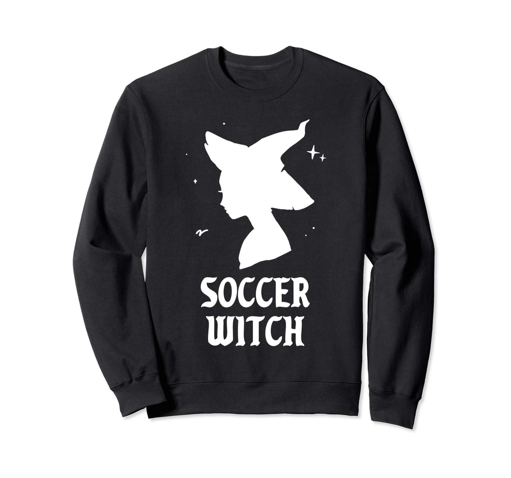 Soccer Witch Funny Spooky Vibes Sweatshirt - Novelty Apparel Men Women - T-Shirt, Sweatshirt, Hoodie