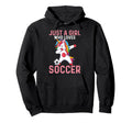Who Loves Soccer Hoodie - Graphic Print Men Women - T-Shirt, Sweatshirt, Hoodie