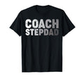 Coach Stepdad Soccer Football T-Shirt - Trendy Graphic for Adults - T-Shirt, Sweatshirt, Hoodie