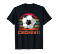Cincinnati Soccer Distressed Soccer Fans T-Shirt - Graphic Print Men Women - T-Shirt, Sweatshirt, Hoodie