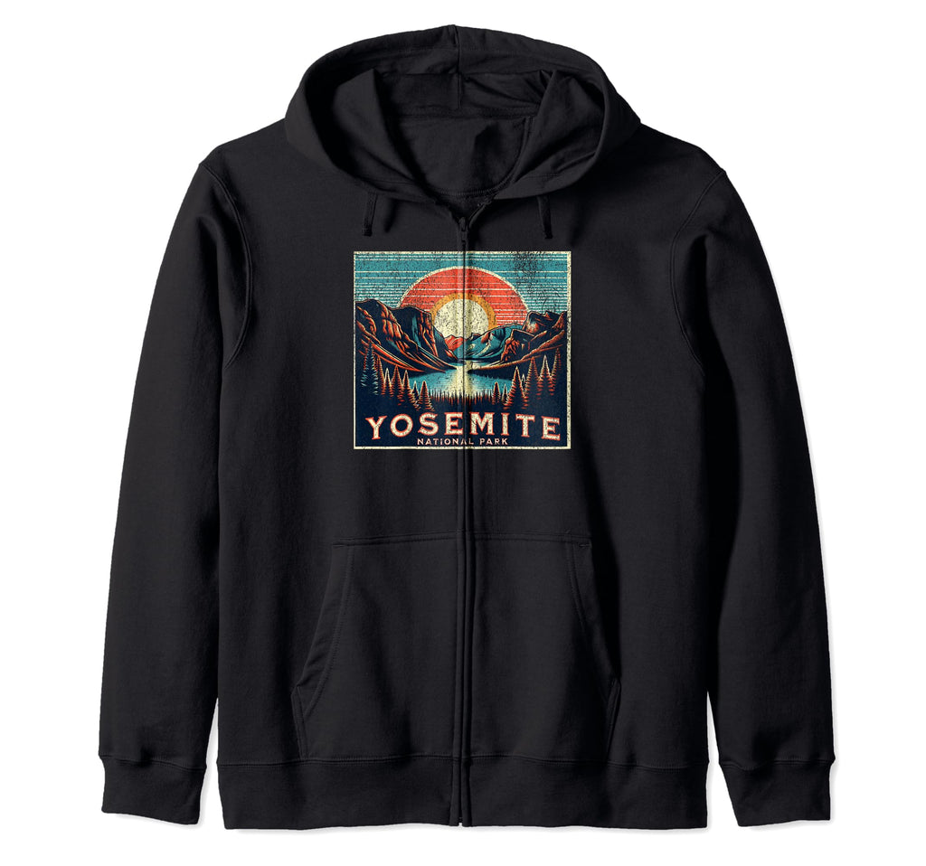Yosemite National Park California Usa Hoodie - Novelty Apparel Men Women - T-Shirt, Sweatshirt, Hoodie