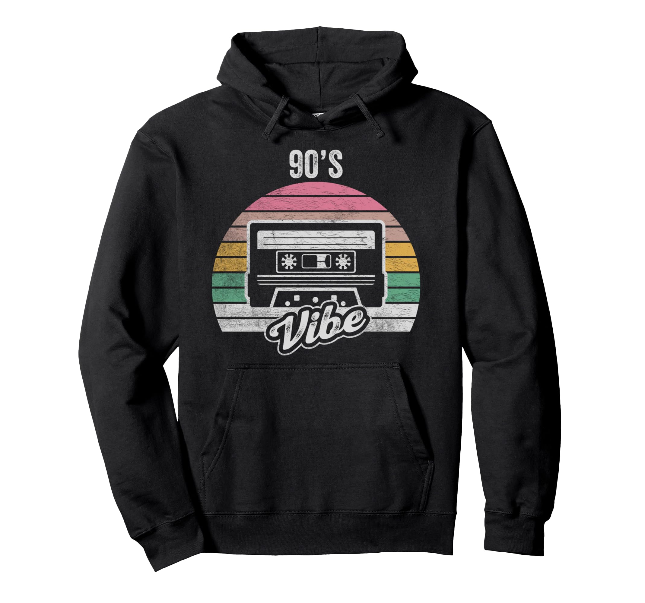 90S Vibe Cassette Tape Hoodie - Graphic Print Men Women - T-Shirt, Sweatshirt, Hoodie