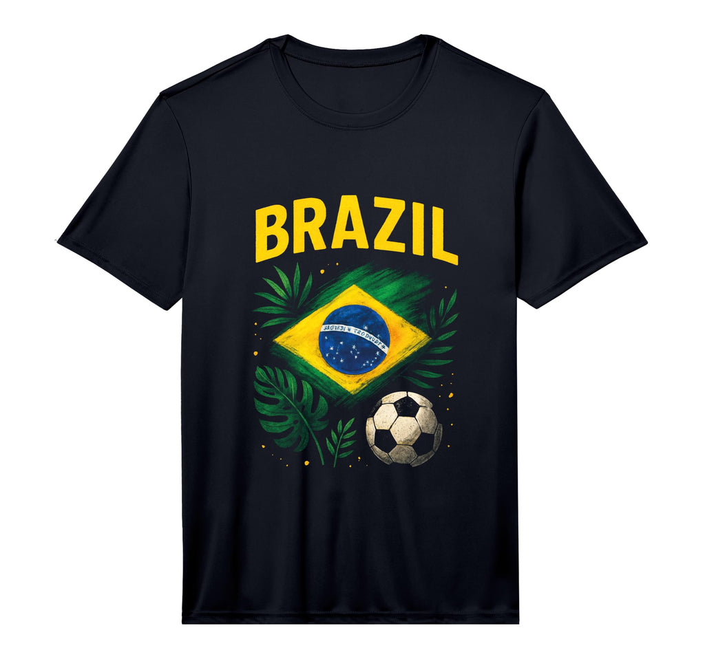 Mens Brazil Brazilian Flag Brasil Soccer T-Shirt - Graphic Print Men Women - T-Shirt, Sweatshirt, Hoodie