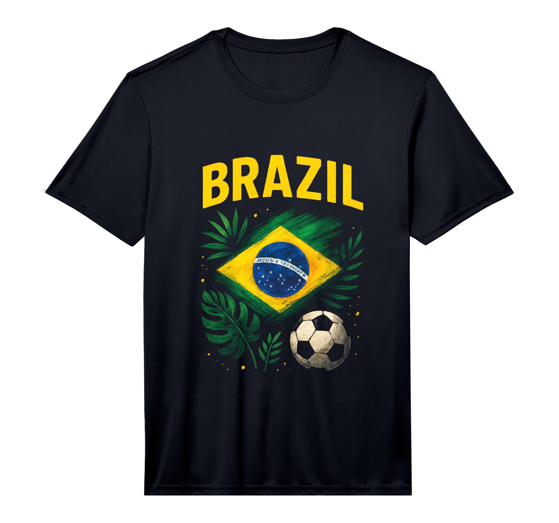 Mens Brazil Brazilian Flag Brasil Soccer T-Shirt - Graphic Print Men Women - T-Shirt, Sweatshirt, Hoodie