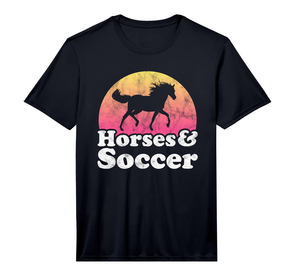 Horse And Soccer Or Horses T-Shirt - Custom Art Print for Adults - T-Shirt, Sweatshirt, Hoodie