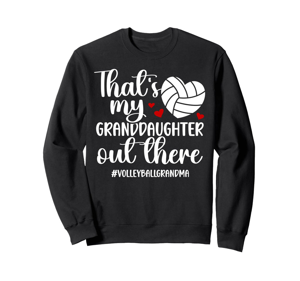 Proud Volleyball Grandma Volleyball Sweatshirt - Trendy Graphic for Adults - T-Shirt, Sweatshirt, Hoodie