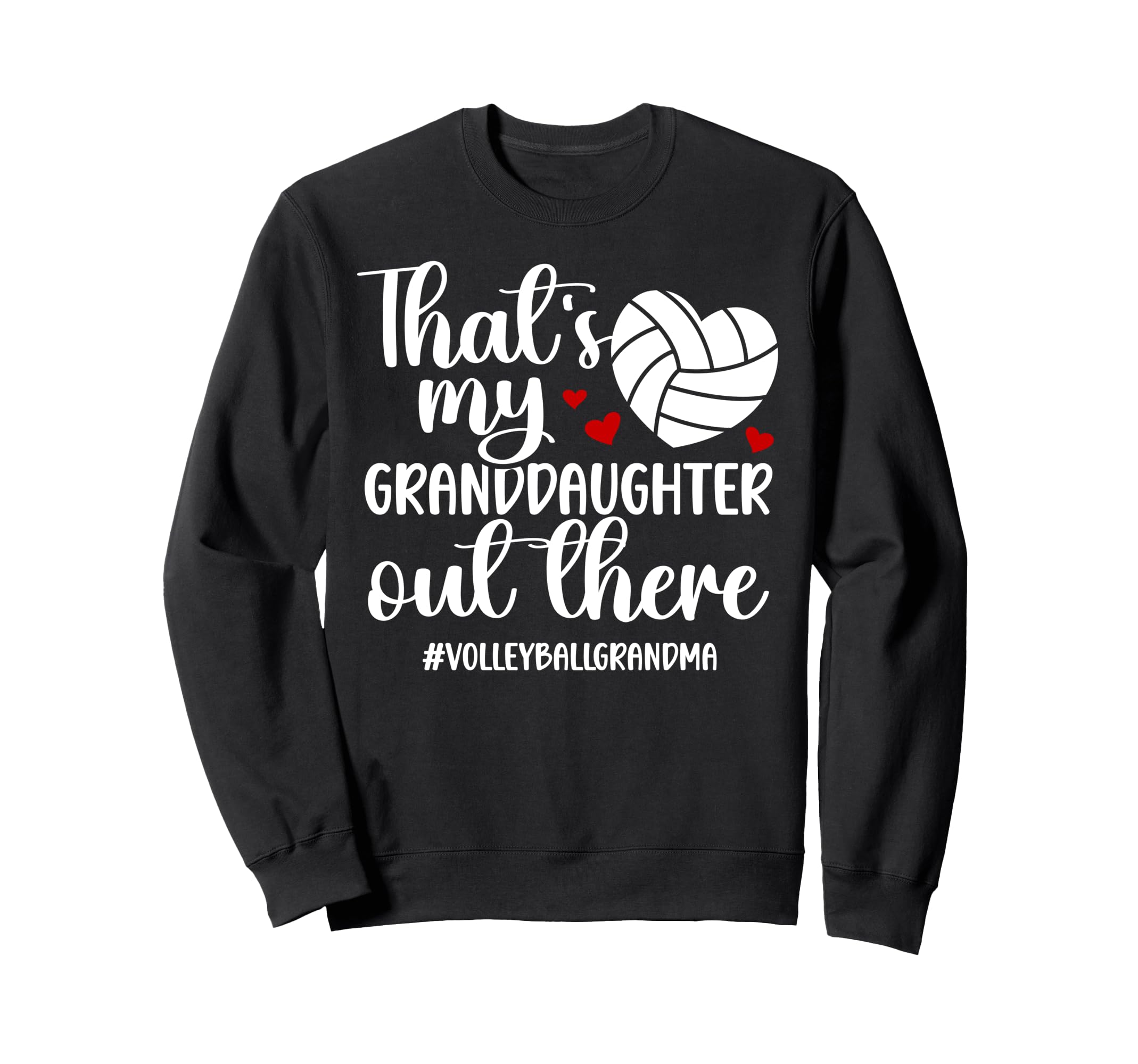 Proud Volleyball Grandma Volleyball Sweatshirt - Trendy Graphic for Adults - T-Shirt, Sweatshirt, Hoodie