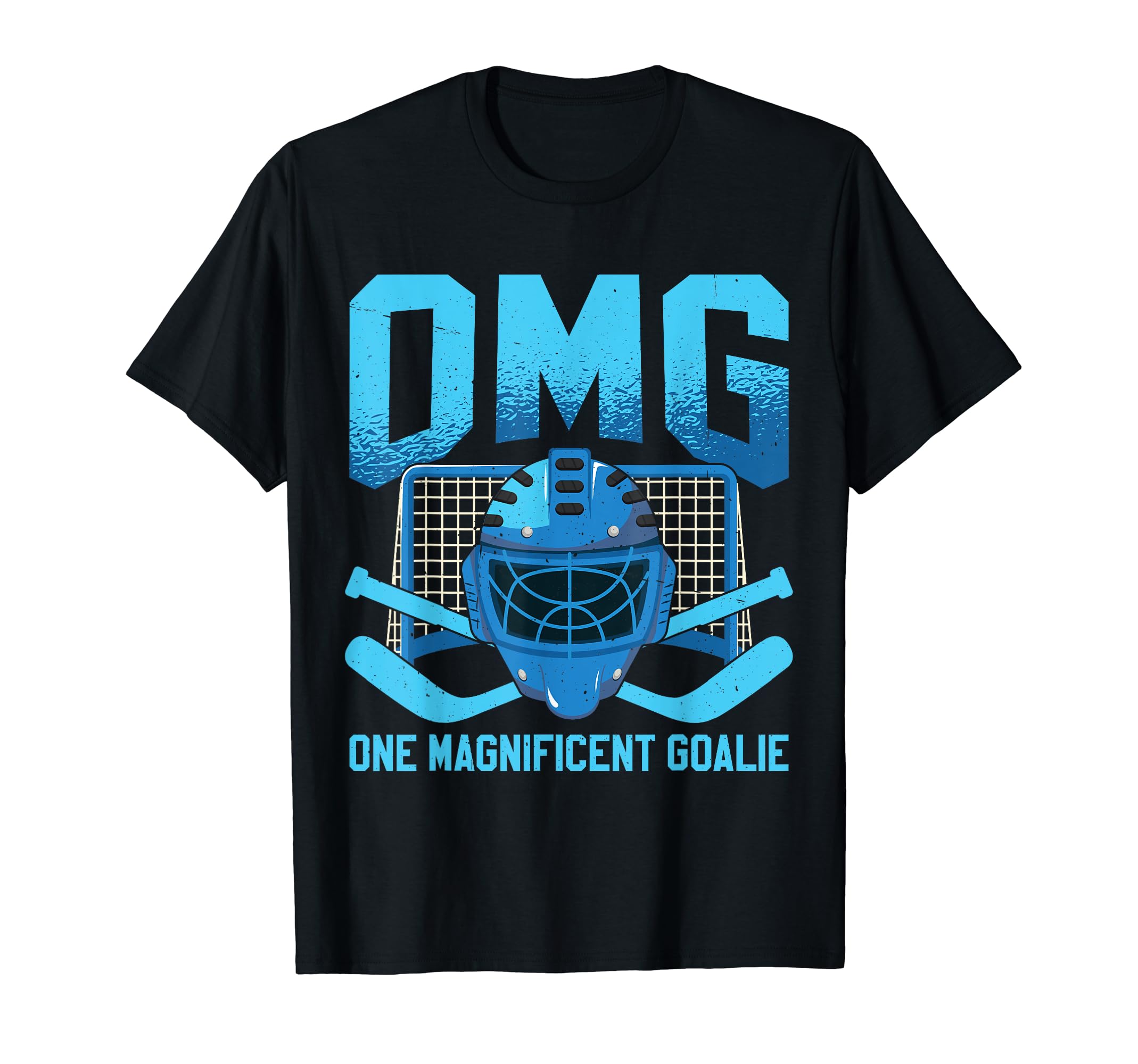Funny Ice Hockey Goalie Goalkeeper T-Shirt - Minimalist Print Unisex - T-Shirt, Sweatshirt, Hoodie