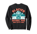 Bear Glacier National Park Sweatshirt - Aesthetic Graphic Men Women - T-Shirt, Sweatshirt, Hoodie
