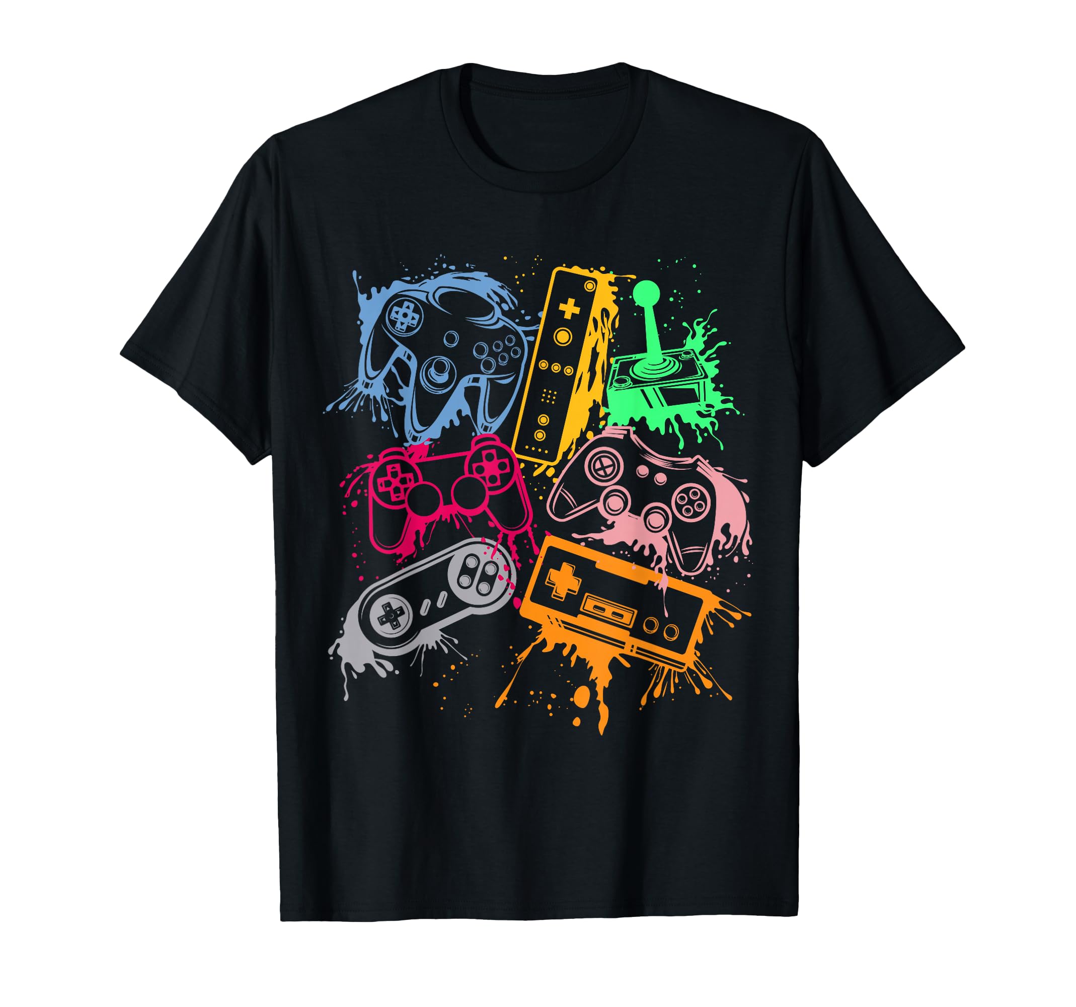 Video Game Console Controllers 80S 90S T-Shirt - Trendy Graphic Men Women - T-Shirt, Sweatshirt, Hoodie