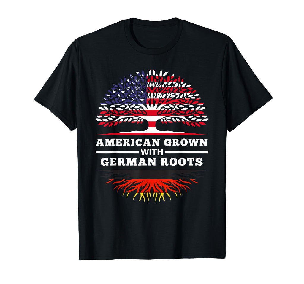 American Grown German Roots Family T-Shirt - Minimalist Print for Adults - T-Shirt, Sweatshirt, Hoodie