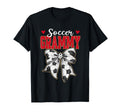Soccer Grammy Bow Leopard Soccer T-Shirt - Fun Novelty Design for Adults - T-Shirt, Sweatshirt, Hoodie