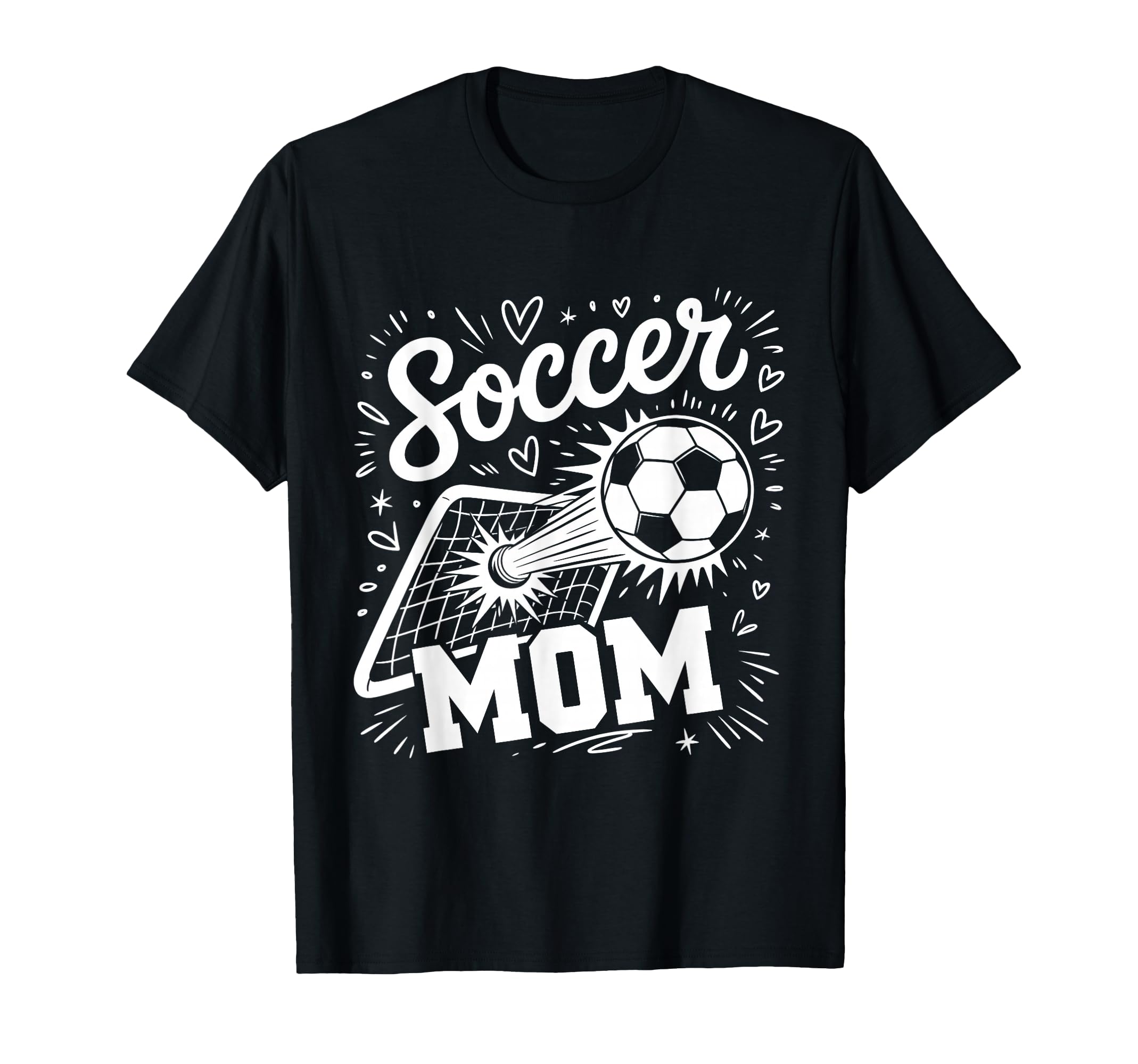 Soccer Mom Heart Family Mothers Day T-Shirt - Fun Novelty Design Unisex - T-Shirt, Sweatshirt, Hoodie