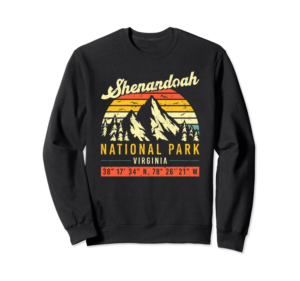Shenandoah Virginia National Park Sweatshirt - Streetwear Style for Adults - T-Shirt, Sweatshirt, Hoodie