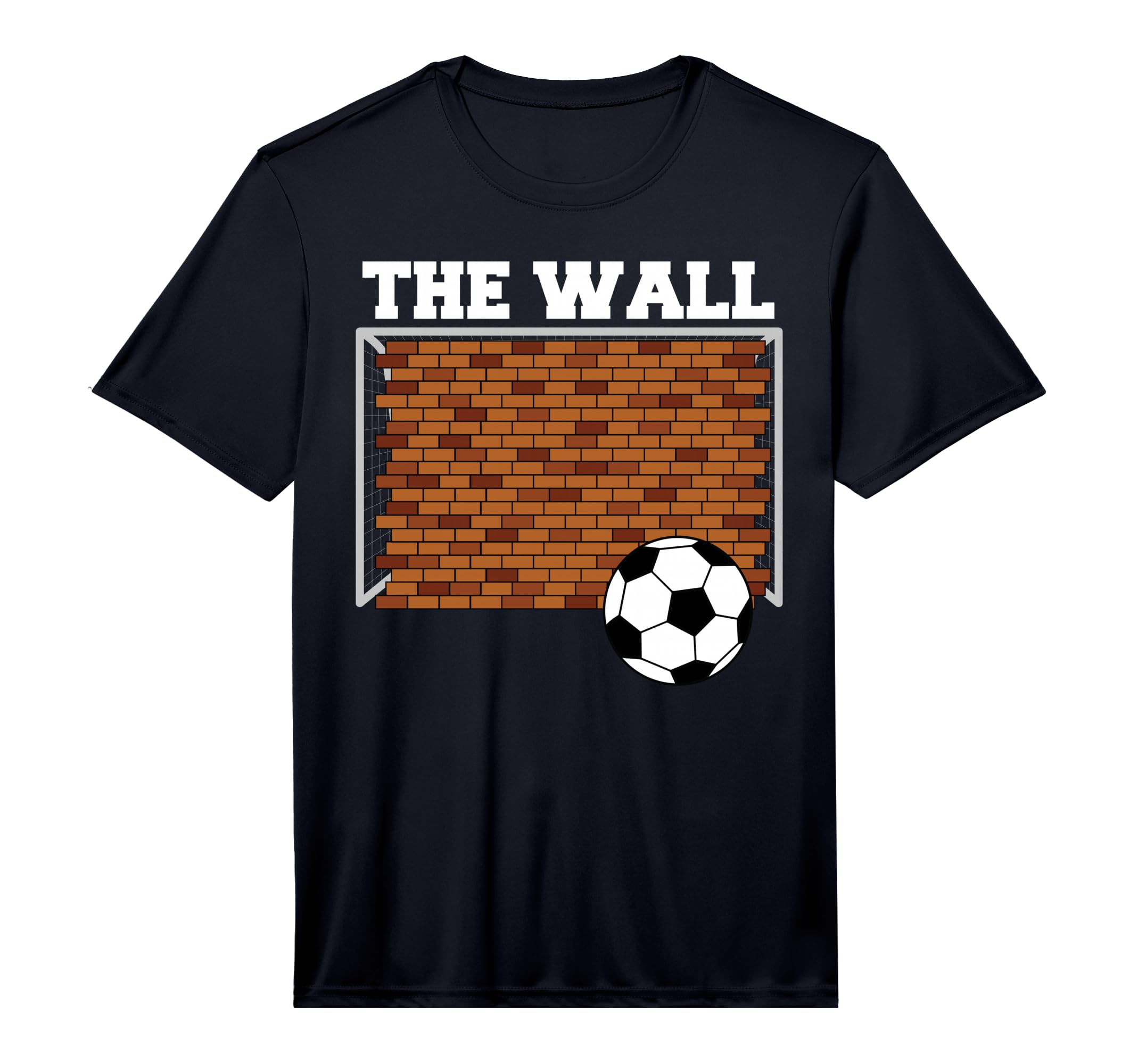 Wall Goalkeeper Soccer Performance T-Shirt - Custom Art Print for Adults - T-Shirt, Sweatshirt, Hoodie