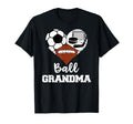Ball Grandma Heart Funny Soccer T-Shirt - Unique Graphic for Adults - T-Shirt, Sweatshirt, Hoodie