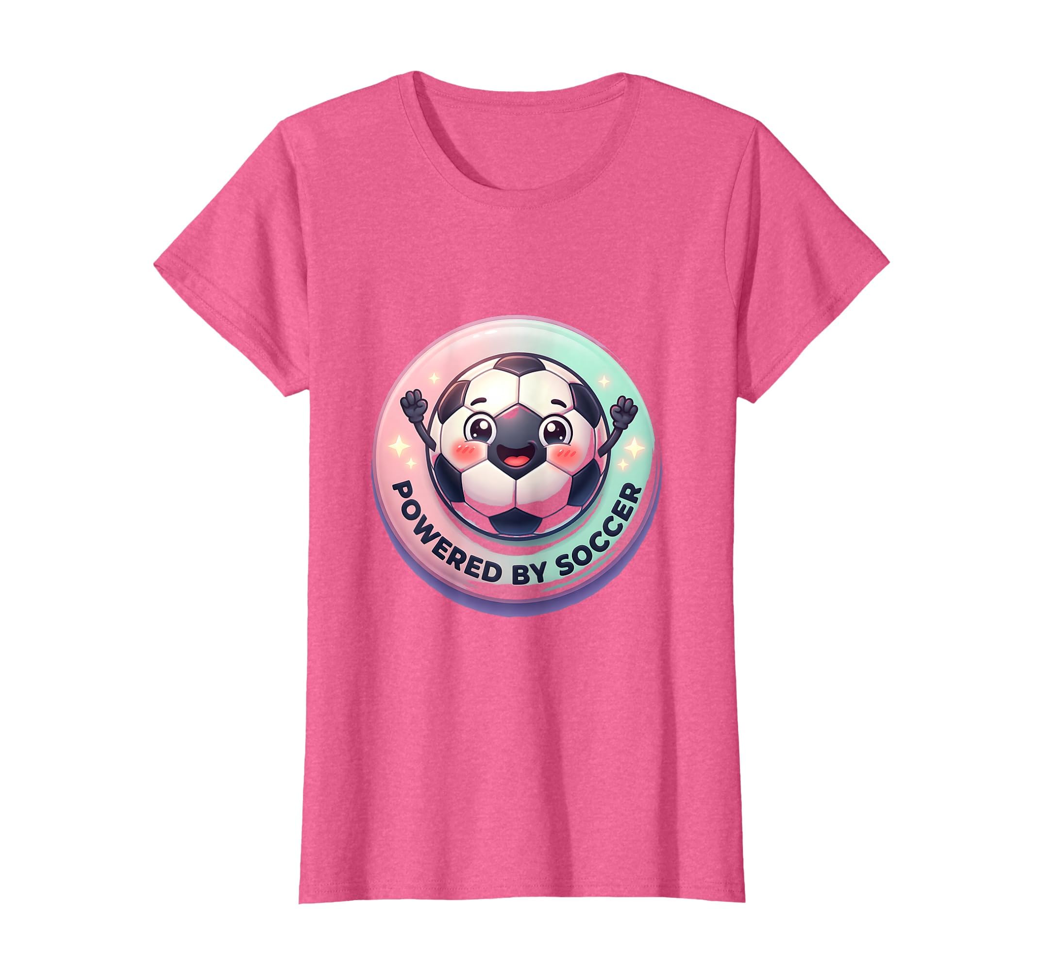 Powered Soccer Bold T-Shirt - Aesthetic Graphic Men Women - T-Shirt, Sweatshirt, Hoodie