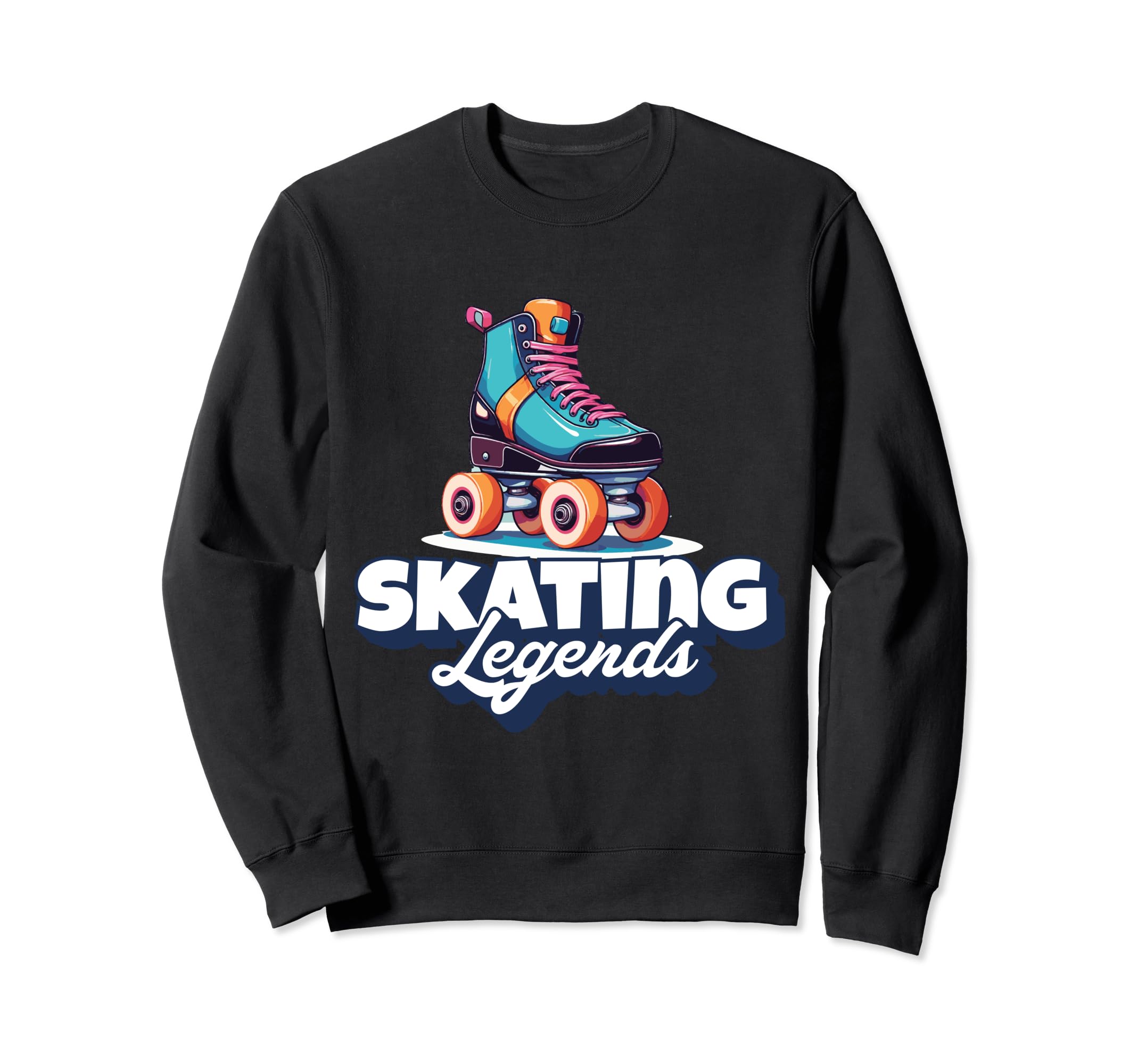 Roller Skate Skating Legend Sweatshirt - Custom Art Print for Adults - T-Shirt, Sweatshirt, Hoodie