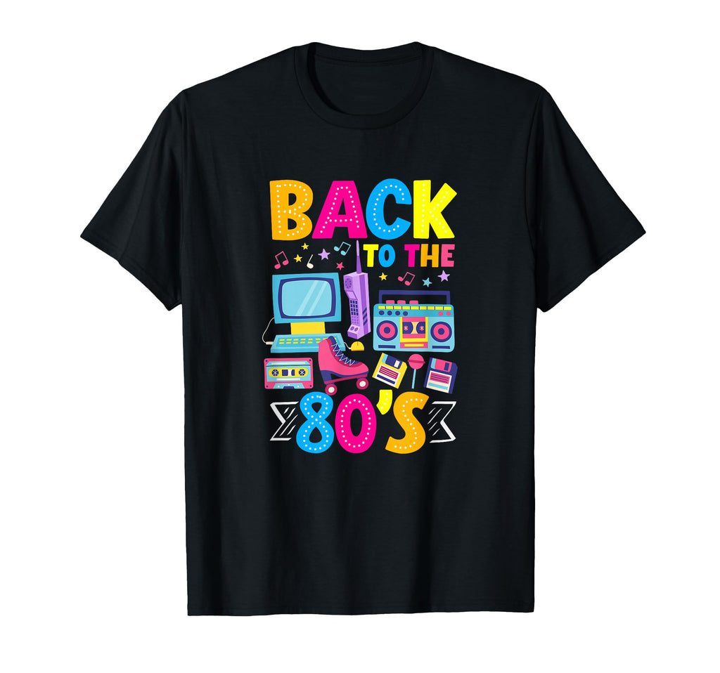 Back To 80S Boombox Roller Skate T-Shirt - Unique Graphic Men Women - T-Shirt, Sweatshirt, Hoodie