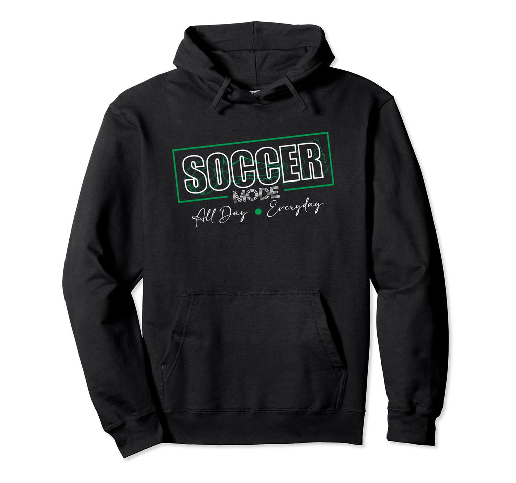 Athlete Player Soccer Mode All Day Hoodie - Trendy Graphic Men Women - T-Shirt, Sweatshirt, Hoodie