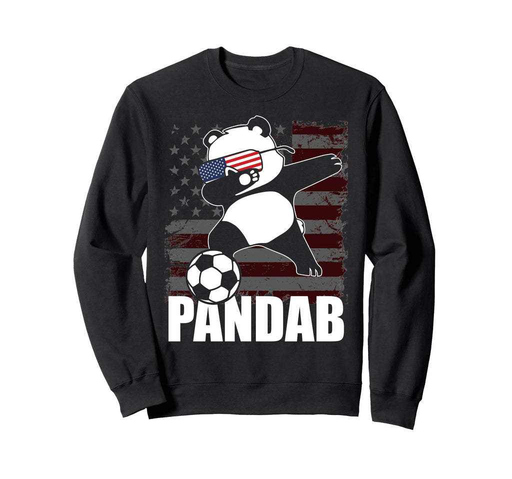 Funny Dab Dabbing Soccer Panda And Sweatshirt - Custom Art Print for Adults - T-Shirt, Sweatshirt, Hoodie