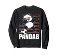 Funny Dab Dabbing Soccer Panda And Sweatshirt - Custom Art Print for Adults - T-Shirt, Sweatshirt, Hoodie
