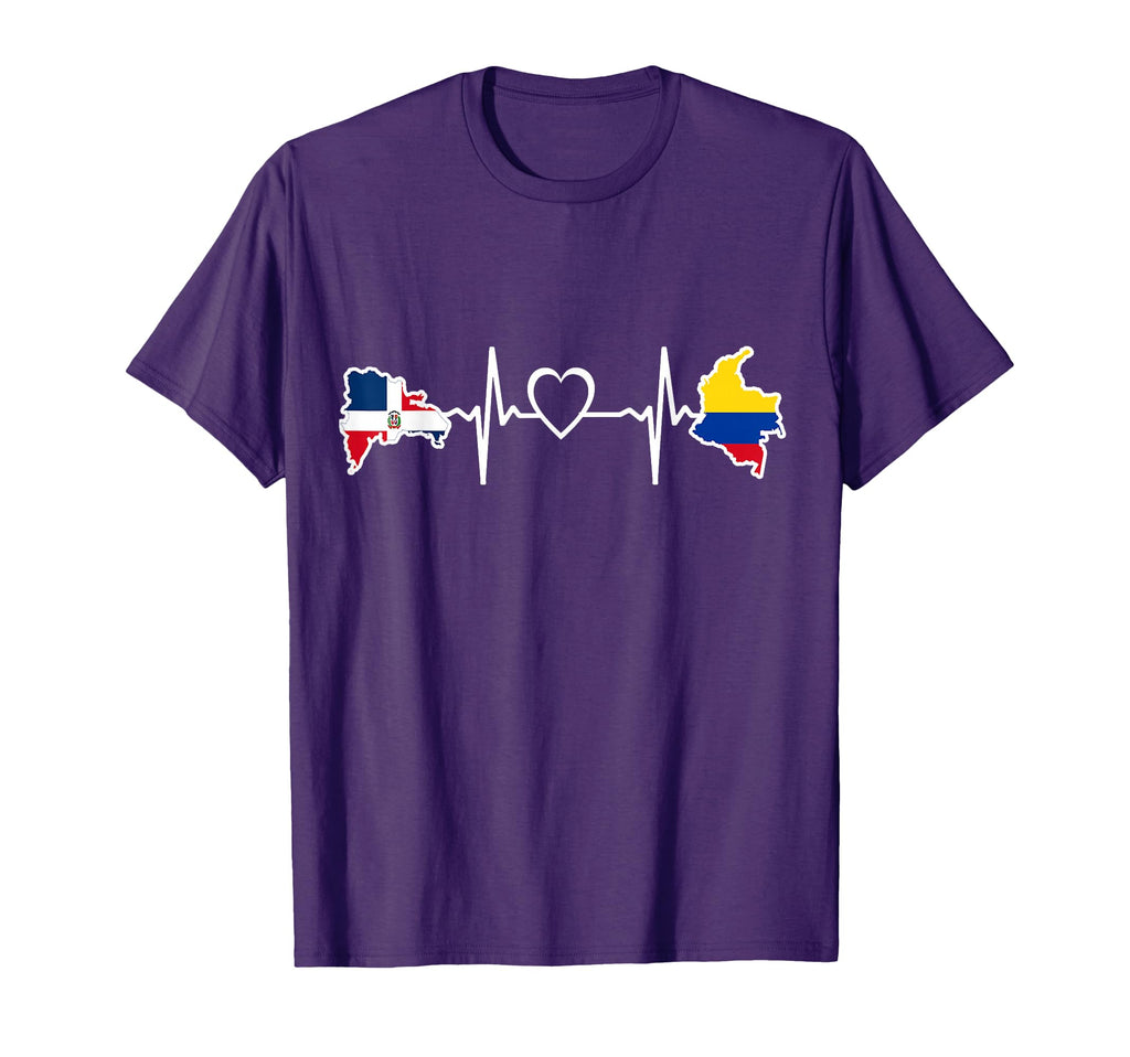 Dominican Republic Colombian Flag T-Shirt - Aesthetic Graphic for Adults - T-Shirt, Sweatshirt, Hoodie
