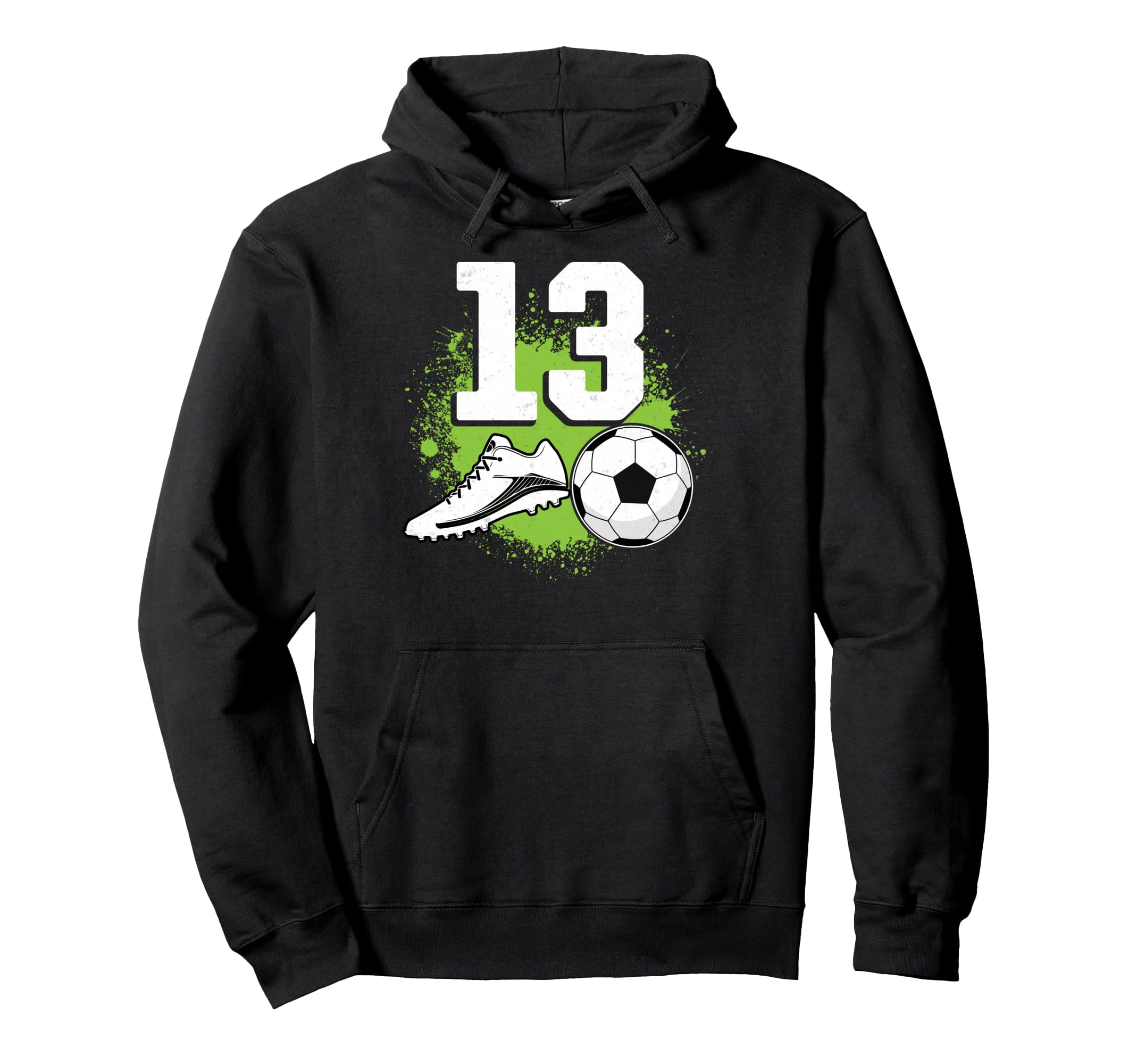 13Th Birthday Soccer Lover Sports Hoodie - Casual Everyday Wear for Adults - T-Shirt, Sweatshirt, Hoodie