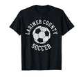 Larimer County Soccer Distressed 90S T-Shirt - Unique Graphic for Adults - T-Shirt, Sweatshirt, Hoodie