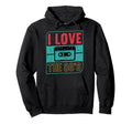 I Love 80S Cassette Oldschool Mixtape Hoodie - Streetwear Style for Adults - T-Shirt, Sweatshirt, Hoodie