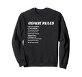 Goalie Rules Hockey Soccer Lacrosse Sweatshirt - Custom Art Print Unisex - T-Shirt, Sweatshirt, Hoodie
