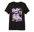 Rollin Into 11 Roller Skating 11Th T-Shirt - Minimalist Print Unisex - T-Shirt, Sweatshirt, Hoodie