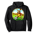 Kangaroo Footballer Hoodie - Streetwear Style Men Women - T-Shirt, Sweatshirt, Hoodie